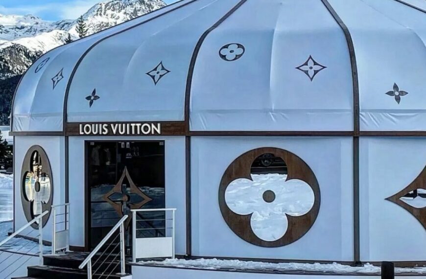 The Louis Vuitton Yurts project is a fascinating blend of luxury fashion and cultural heritage.