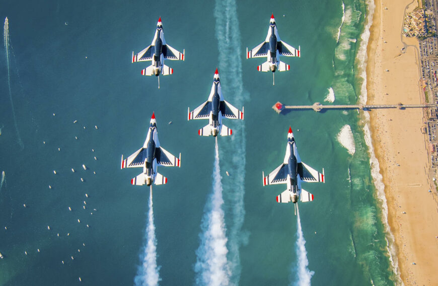 Thunderbirds Practice – Show Over Our Heads.
