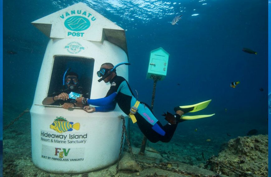 I Sent a Postcard from Under the Sea — The Magical Underwater Post Office of Vanuatu.