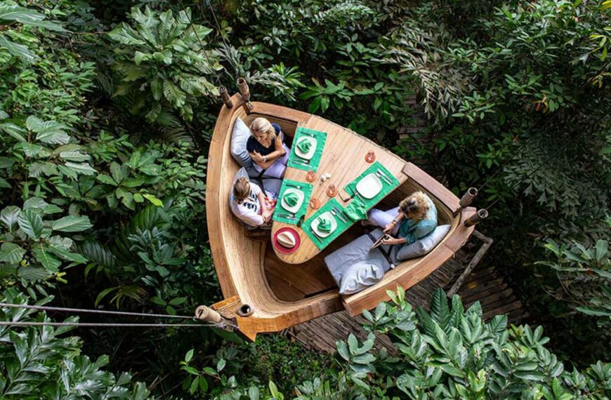 Sky isn’t the Limit: the Treepod Dining Concept