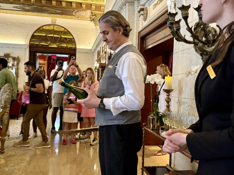 St. Regis Evening Ritual: The Art of Champagne Sabering Explained ...