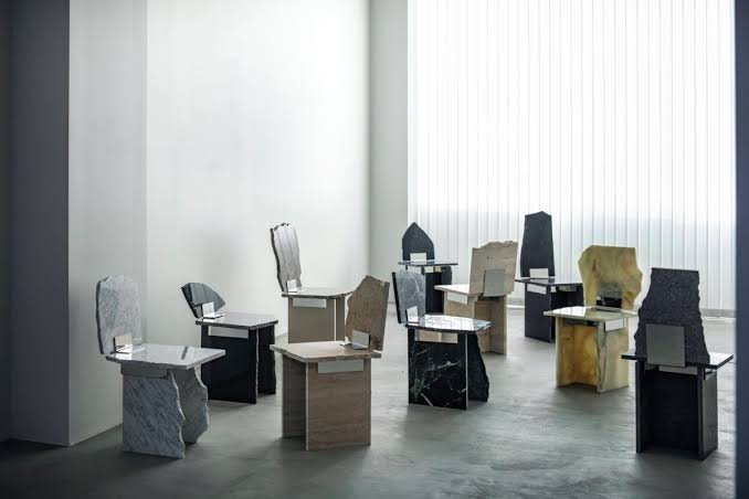 AtMa J39 chair exhibition at Ateliers Courbet gallery